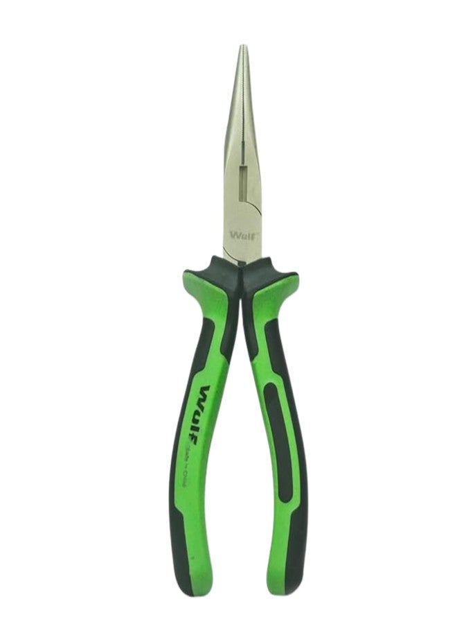 WULF Long Nose Cutting Plier | Heavy Duty Wire Cutter & Grip Tool | Anti-Rust Steel Body with Shockproof Ergonomic Handle | Ideal for Cutting, Bending & Holding Wires | Industrial Hand Tool - Image 2